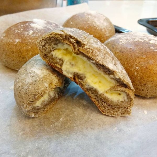 巧克力乳酪軟歐麵包 : 李采靜一起做