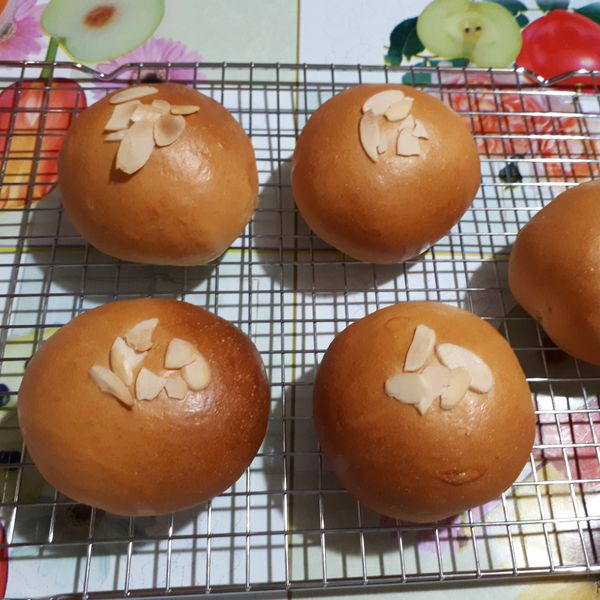 湯種卡士達麵包：nina 一起做