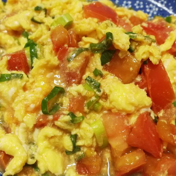 蕃茄炒蛋--一鍋到底不洗鍋 : eva一起做