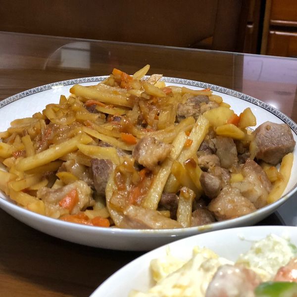 馬鈴薯炒肉 : 曾耶囉一起做