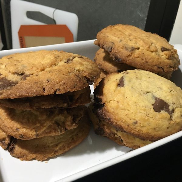 美式巧克力豆軟餅乾 : Joy Liao一起做