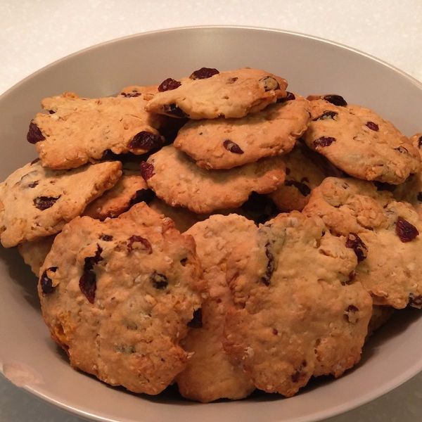 蜂蜜葡萄燕麥餅:Pei-lun Lee 一起做