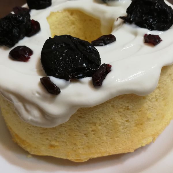 無油低糖*優格戚風蛋糕*四種食材就搞定!:江萱萱 一起做