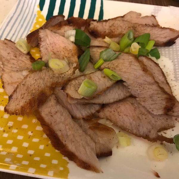 鹹香。香蒜椒鹽松阪豬：張笑笑 一起做