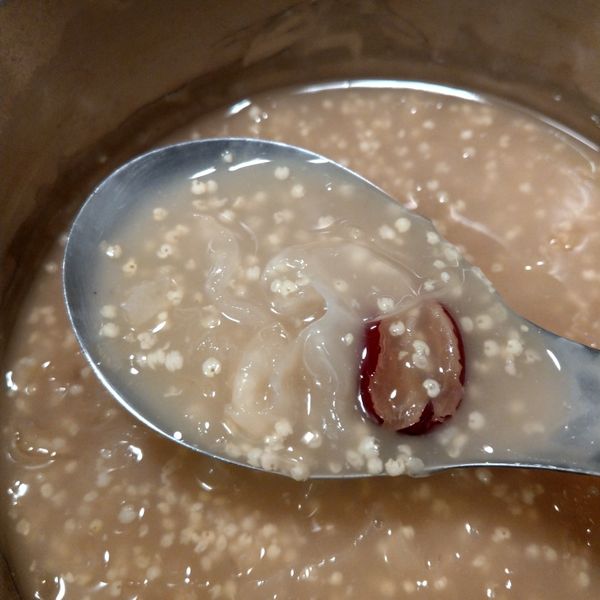 小米雪耳粥 : 紋一起做