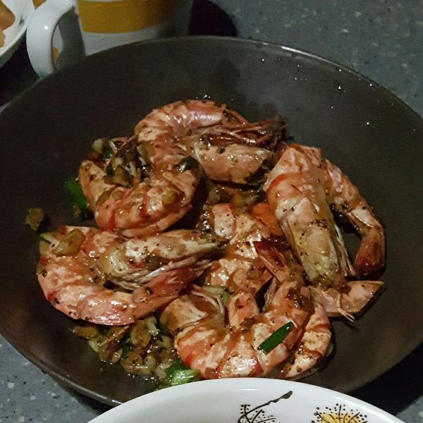 下酒菜🍺蒜爆鹽酥蝦🦐 : Albee Kong一起做