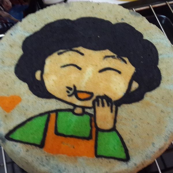 彩繪蛋糕完美繪圖的秘訣~草莓美樂蒂：Ma Nu 一起做