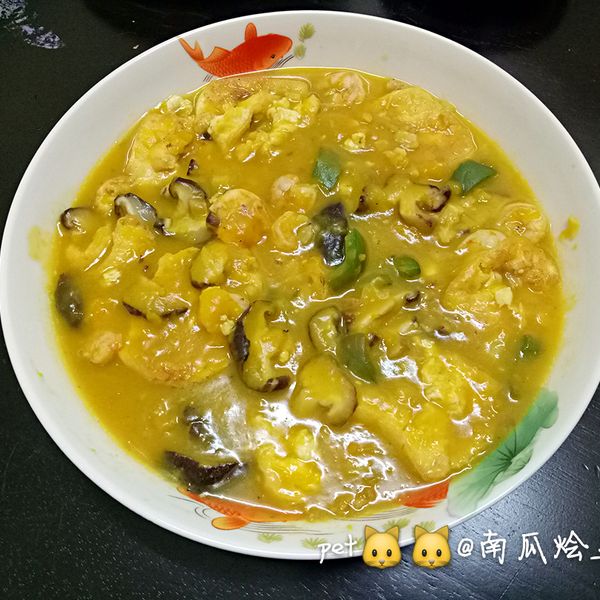 南瓜燴豆腐 : Petra Hee一起做