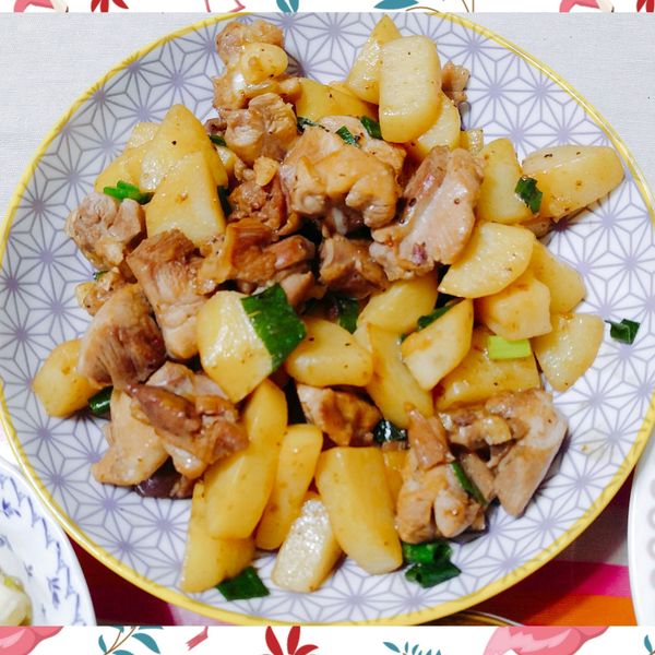 照燒馬鈴薯嫩雞【影片】 : 黃包子一起做