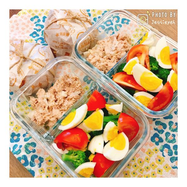 無油煙料理-鮪魚醬沙拉：葉西瓜 一起做