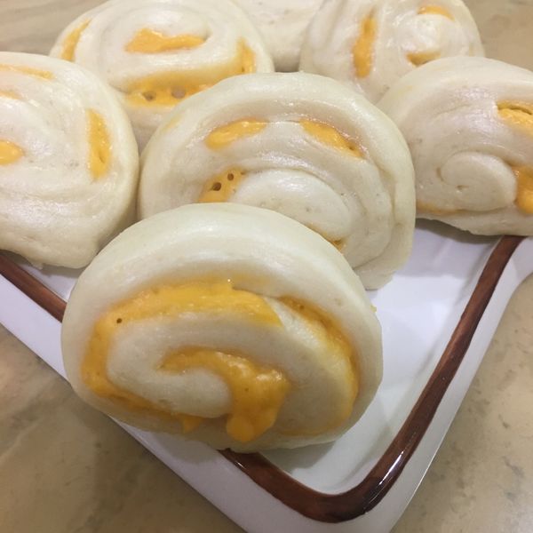 鮮奶起司饅頭【松下烘焙賽】 : 美欣一起做