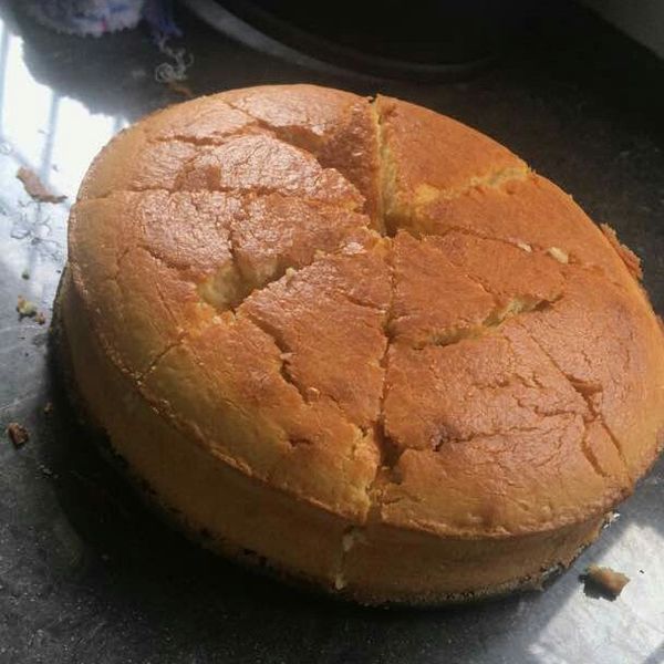 奶香牛油蛋糕：鱼鱼乐 一起做