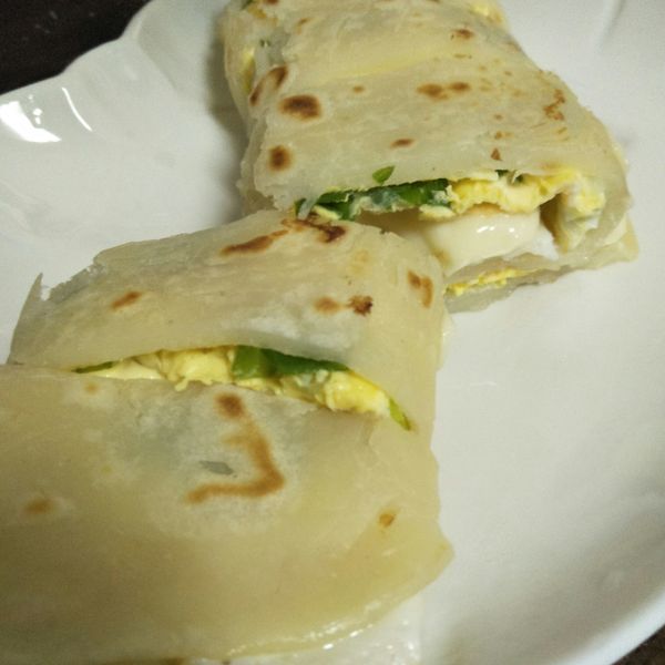 Q.軟.嫩蛋餅(5分鐘快速上桌)：翔筑媽咪 一起做