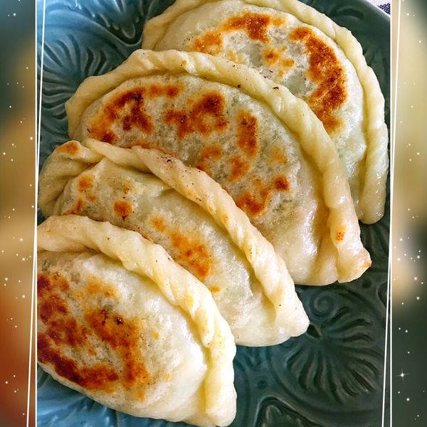 韭菜盒子：anne 一起做