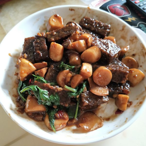 \\必學熱炒-三杯滷米血杏鮑菇//：康丁 一起做