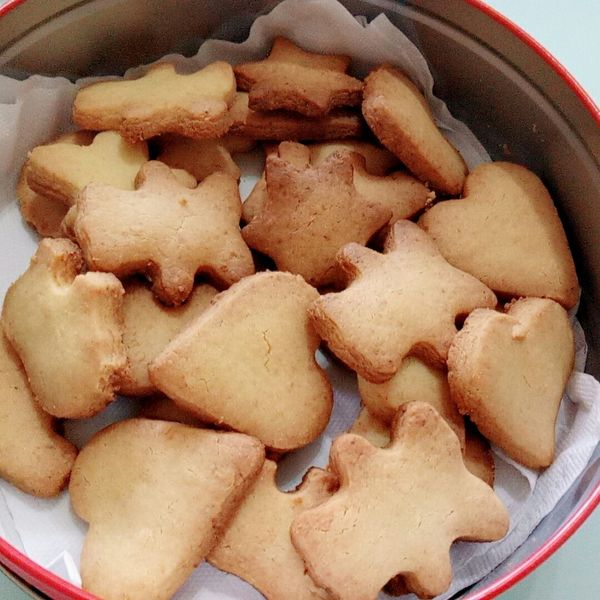 小西餅Cookies~曲奇餅：黃玉米 一起做