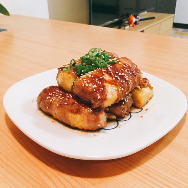 日式照燒豆腐肉捲：ellen 一起做