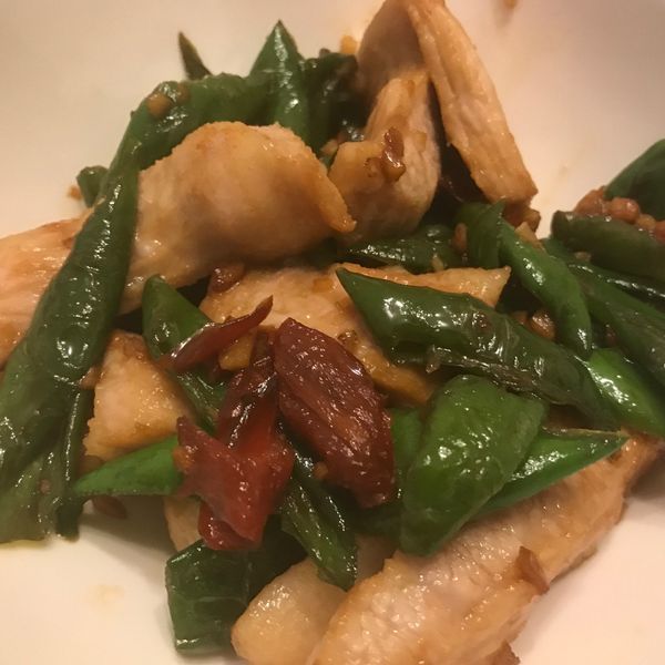 糯米椒炒松阪豬：Chacha Jiang 一起做