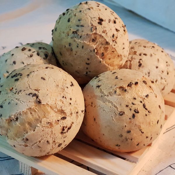 芋泥韓國麻糬麵包：Mini Weng 一起做