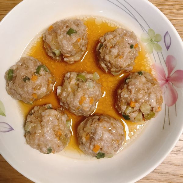 南瓜蒸肉丸 : Shao Hsuan Hsu一起做