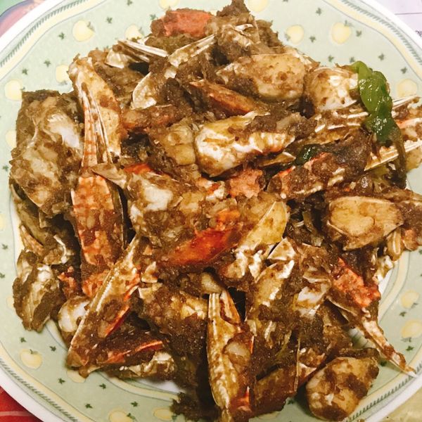 沙茶炒螃蟹 : CH Yen一起做