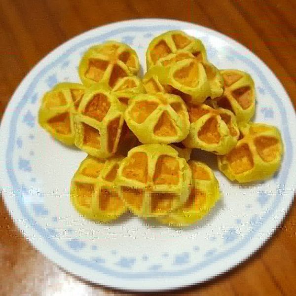 Vitantonio鬆餅機：Q軟地瓜球 : Meiyun Chang一起做