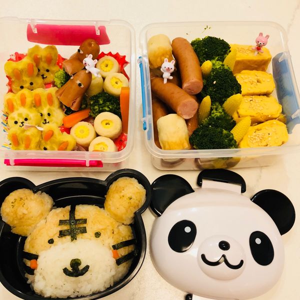 [親子飯糰]可愛小老虎便當 : Yi Ching Huang一起做