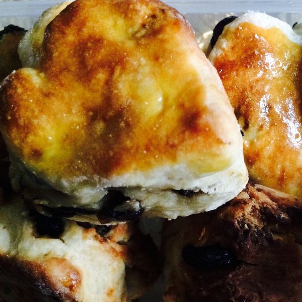 葡萄乾司康:Ru Ru May 一起做