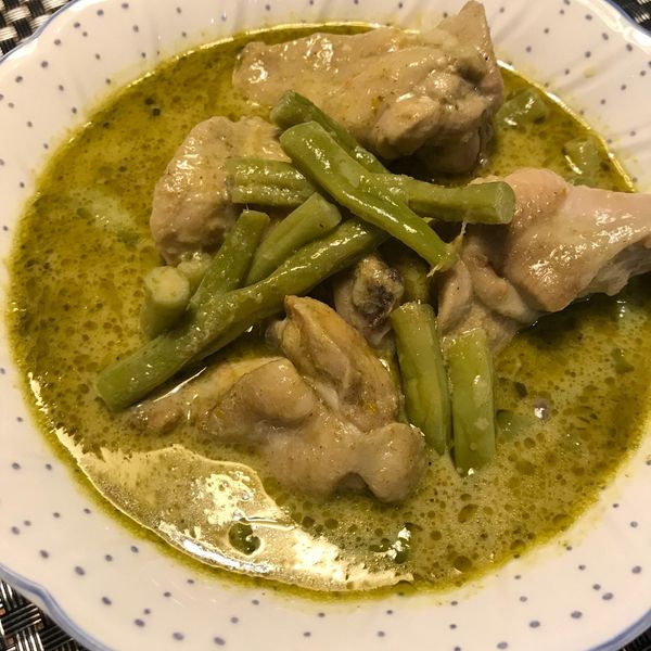 椰汁綠咖哩雞 : Tiffany一起做