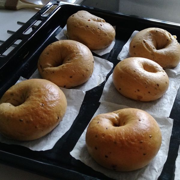 無油乳酪桑椹貝果:Hy Kuan 一起做