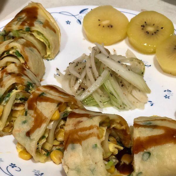 從蛋餅皮開始做簡易又美味的傳統蛋餅 : Chia-en Lee一起做