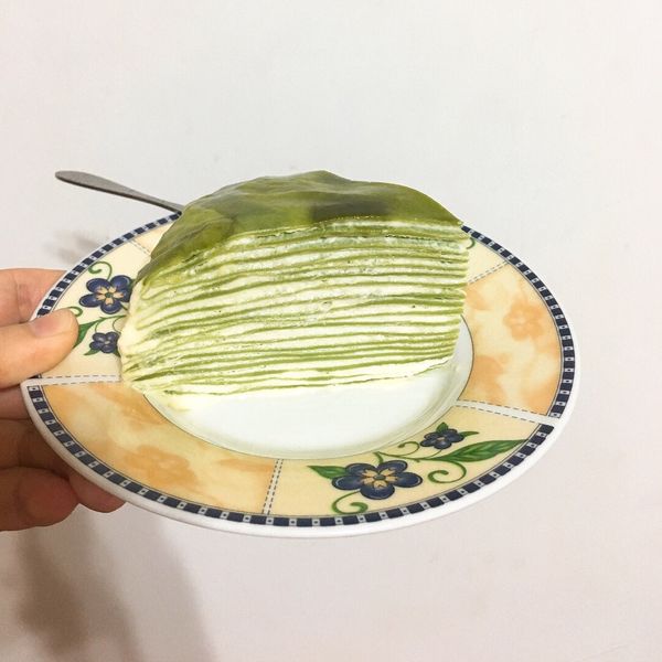 抹茶千層蛋糕 : Sylvia一起做