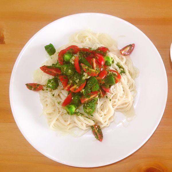 義式鮮蔬涼麵線 : 專業愛吃鬼一起做