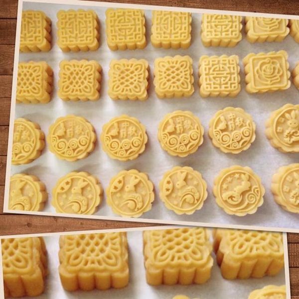 古典娜娜冰心奶香綠豆糕 : 小雲一起做