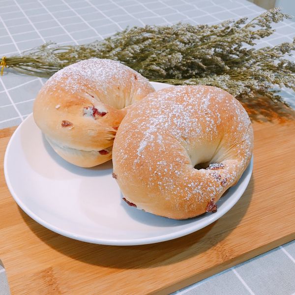 【香濃柔軟】蔓越莓奶油乳酪麵包捲 : Sophia一起做