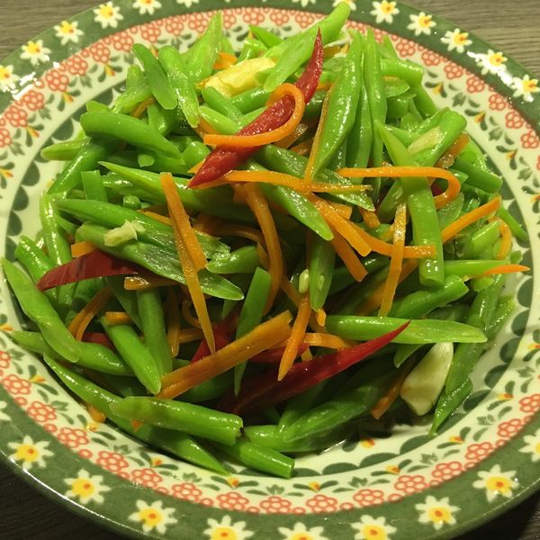 ❤️Aiko愛料理❤️涼拌四季豆 : Serena Yang一起做