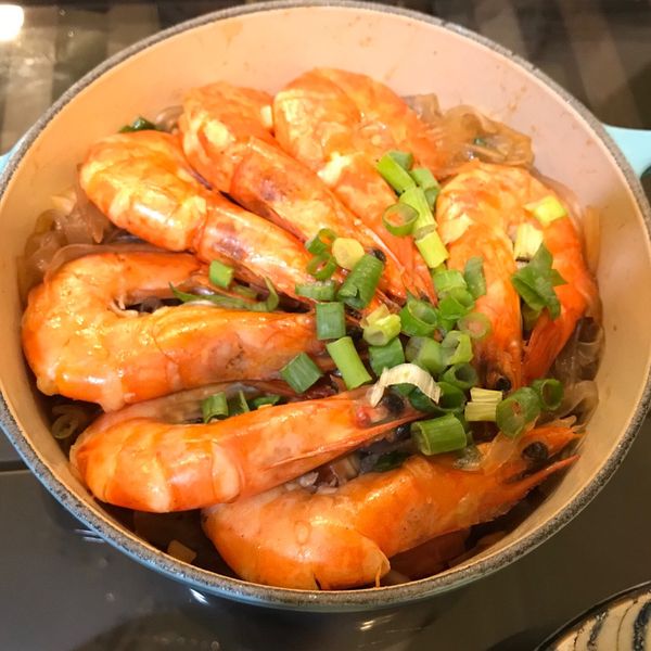 鮮蝦粉絲煲：Jerome Chen 一起做