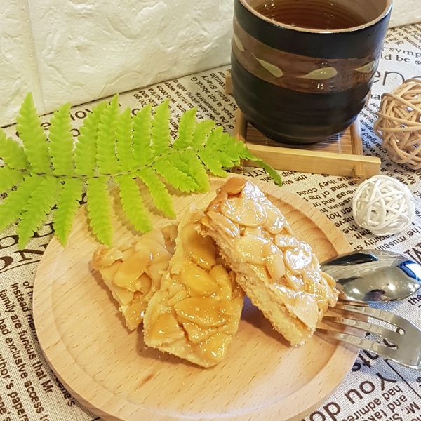 法式焦糖杏仁酥餅(佛羅倫斯餅) : nina一起做