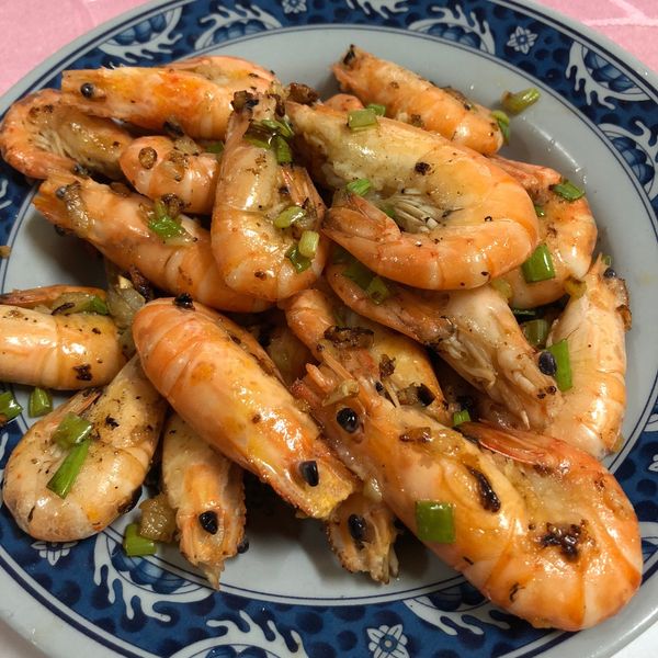 家常菜~炒蝦子：Ying Jun Ke 一起做