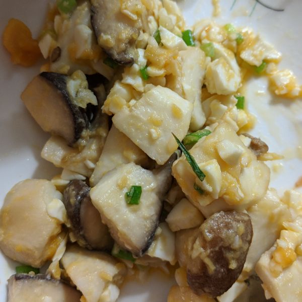 金沙杏鮑菇 : Bigeyes的常失敗廚房記錄一起做