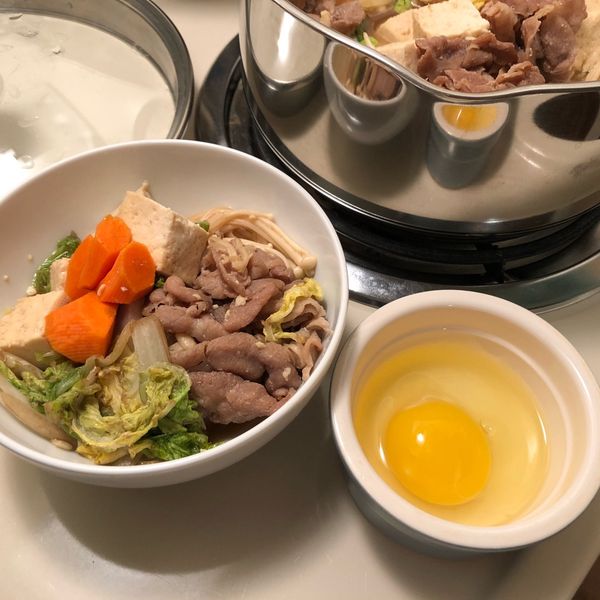 Celine's Kitchen 壽喜燒(すき焼き):Hannah Wang 一起做