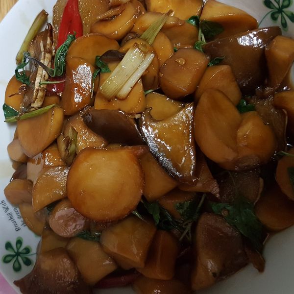 三杯杏鮑菇 : Yu-chi Guo一起做