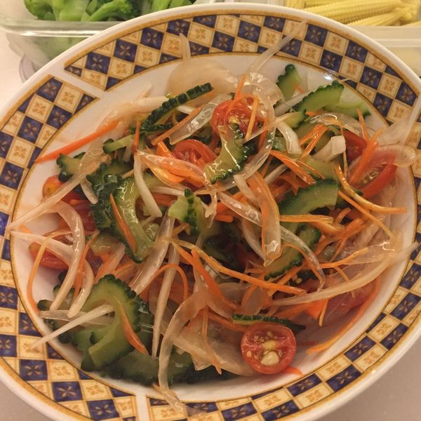 泰式涼拌山苦瓜 : 簡珮瑜一起做