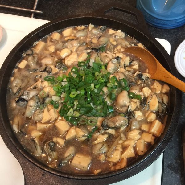 家常豆腐鮮蚵 : 瑪莎莎一起做