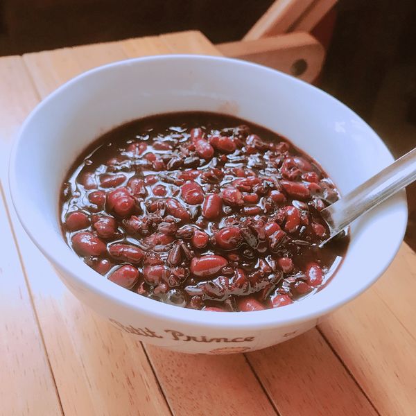 補血紅豆紫米粥 - 電鍋料理:吃貨77 一起做