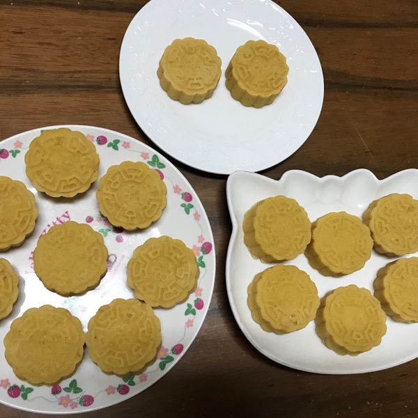 古典娜娜冰心奶香綠豆糕 : 李沂恩一起做