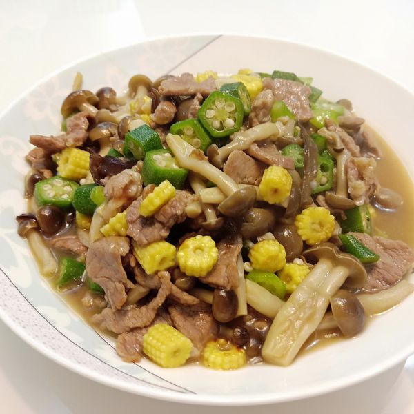 肉末小星星(秋葵) : Heymi一起做