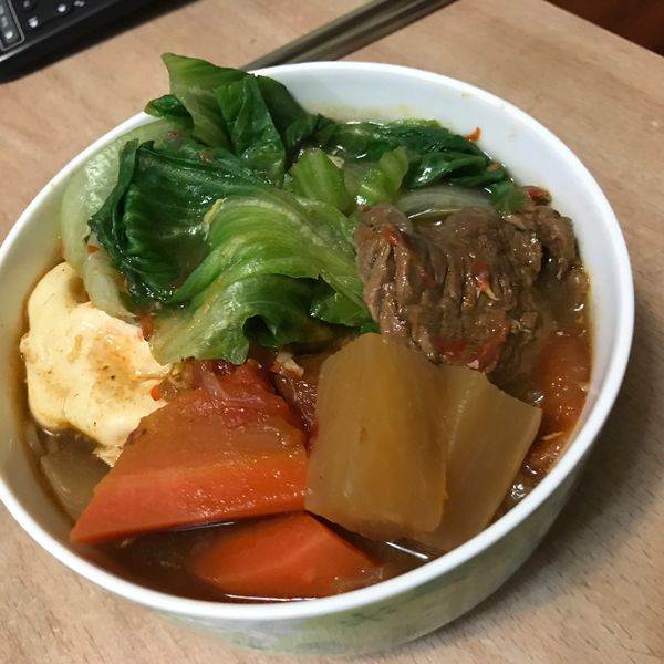 紅燒牛肉麵 : snowkid一起做
