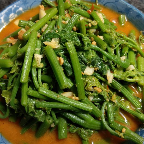 豆瓣龍鬚菜 : 周正龍一起做