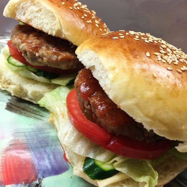 漢堡肉(排) : Chiu Hsia  Yang一起做